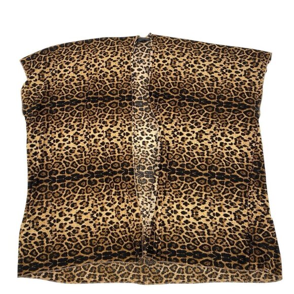 Janice Apparel Animal Print Kimono Duster One Size Open Front Leopard Beach - Picture 1 of 8